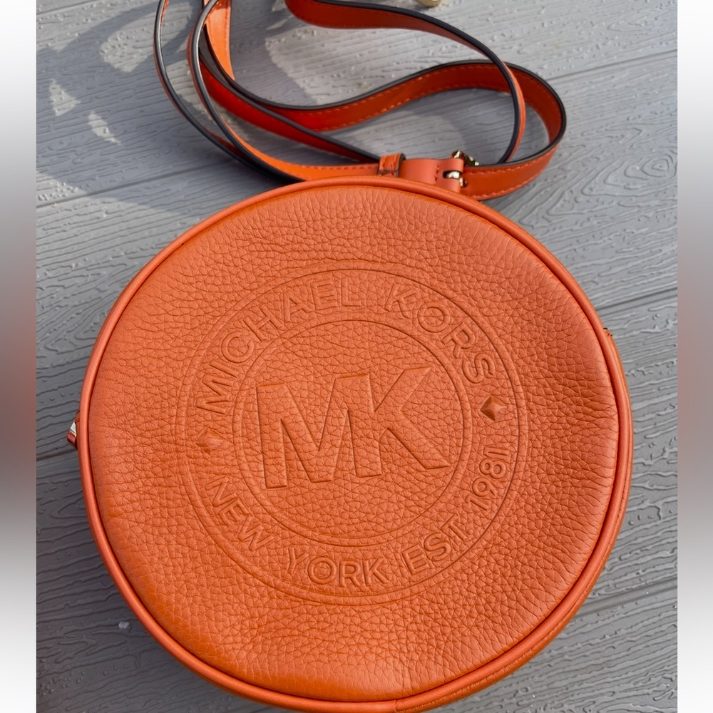 Michael Kors Tangerine Round Belt Bag